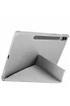 Samsung Galaxy X510 Tab S9 FE 11 Kılıf Kalemlikli Mars Tablet Kılıfı - Koyu Gri-2