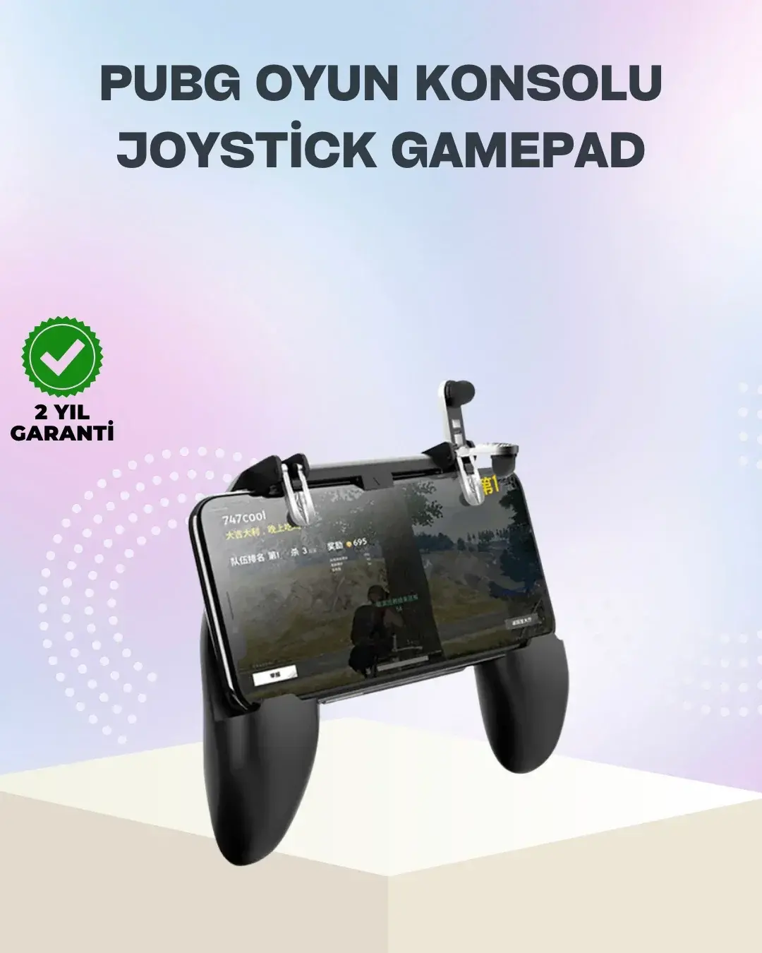 Mobil Oyunlar İçin Joystickli Ergonok Gamepad Kontrol Cihazı