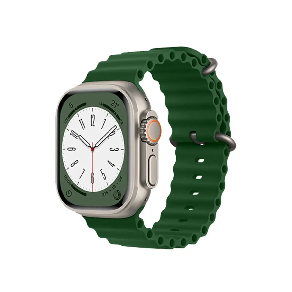 Apple Watch 42mm Ocean Kordon - Koyu Yeşil
