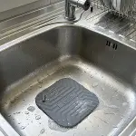Gri Kare Evye Gider Koku Önleyici Silikon Mat – Lavabo Süzgeç ve Haşere Engelleyici-3