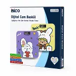 0221A Dijital - Pilli Desenli Renkli Cam Banyo Baskül Terazi Tartı Lcd Ekran 180KG/50GR 26X26CM İ11--4