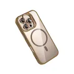 Joko Apple İphone 16 Pro Max Rem Lensli Magsafe Standlı Kapak - Kahverengi-4