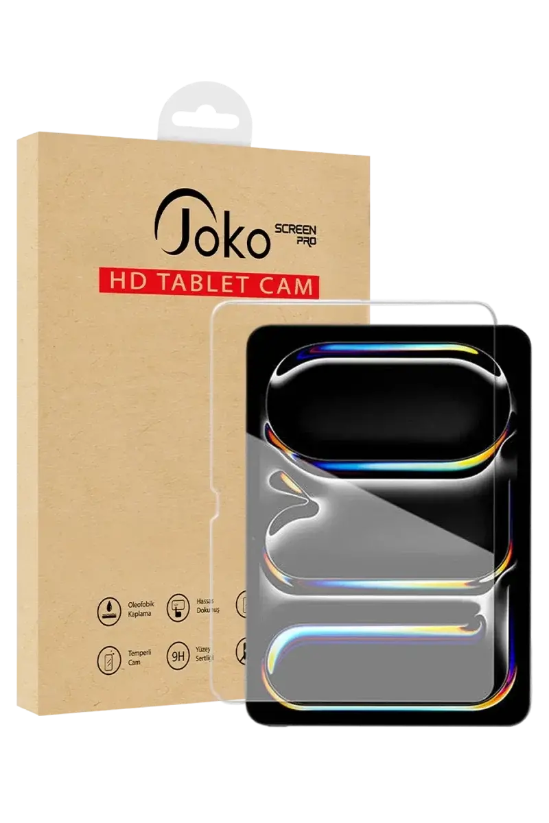 Joko Apple iPad Air 4 10.9 2in1 HD Tablet Cam Ekran Koruyucu - Şeffaf