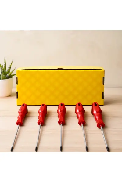 5 Parça Torx (Tork) Tornavida Seti
