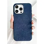 Apple İphone 15 Pro Max Kılıf Karen Magsafe Kapak - Lacivert-1