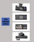 TA-01 1080P Ön 720P Arka ve İç Kamera Sistemli DVR-4