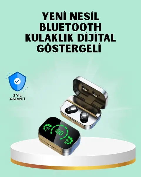 Metal Kasa Bluetooth Kulak İçi Kulaklık – Net Çağrı, Güçlü Bağlantı