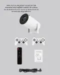 Projeksiyon Cihazı 4K Destekli Kablosuz Bağlantılı Bluetooth 5.0-3