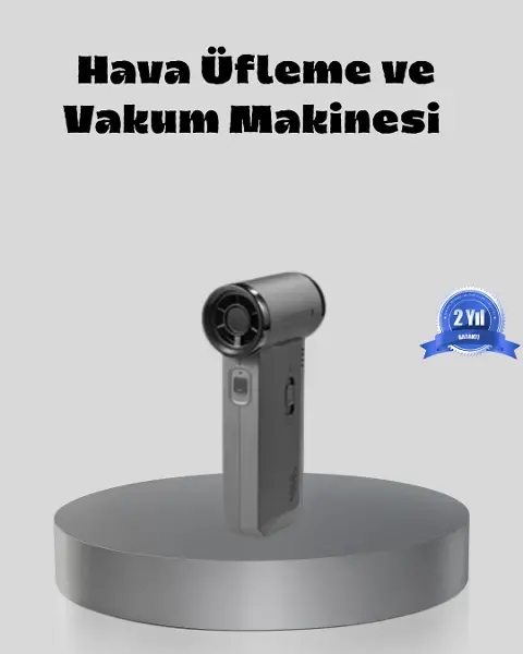 Şarjlı 130000 RPM Hava Üflemeli ve Vakumlu Araç Ev Tezlik Makinesi