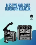 Powerbank Özellikli Kablosuz Kulaklık | Otomatik Bağlantı | Şarj Kutusu Dahil-1