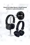 Kablosuz RGB Işıklı Katlanabilir Bluetooth Kulak Üstü Kulaklık-4