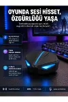 Tam Kablosuz Oyuncu Kulaklığı 5.0 Bluetooth LED Kontrollü Yeni Nesil-1
