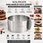 Ayarlanabilir Metal Kek Kalıp 16-34CM-2