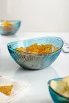Akrilik Barok Aquamarin Orta Boy Oval Meyve & Salata Kasesi & Karıştırma Kabı / 1,6 Lt (CAM DEĞİLDİR-4