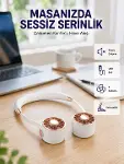 Katlanabilir Asılabilir Mini Fan USB Şarjlı 3 Kademeli Sessiz-1