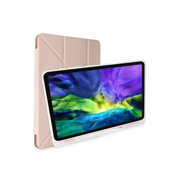 Xiao Pad 5 11 Kılıf Kalemlikli Mars Tablet Kılıfı - Rose Gold
