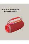 RGB LED Işıklı 20W Taşınabilir Hoparlör Bluetooth 5.3 + Type-C Şarj-2