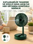 Katlanabilir Usb Şarjlı Masaüstü Soğutucu Mini Fan Telefon Tutucu-1