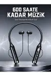 Dijital Göstergeli Boyun Tipi Bluetooth Kulaklık krofonlu Çağrı ve Müzik Kontrollü Çift Cihaz Bağlan-1
