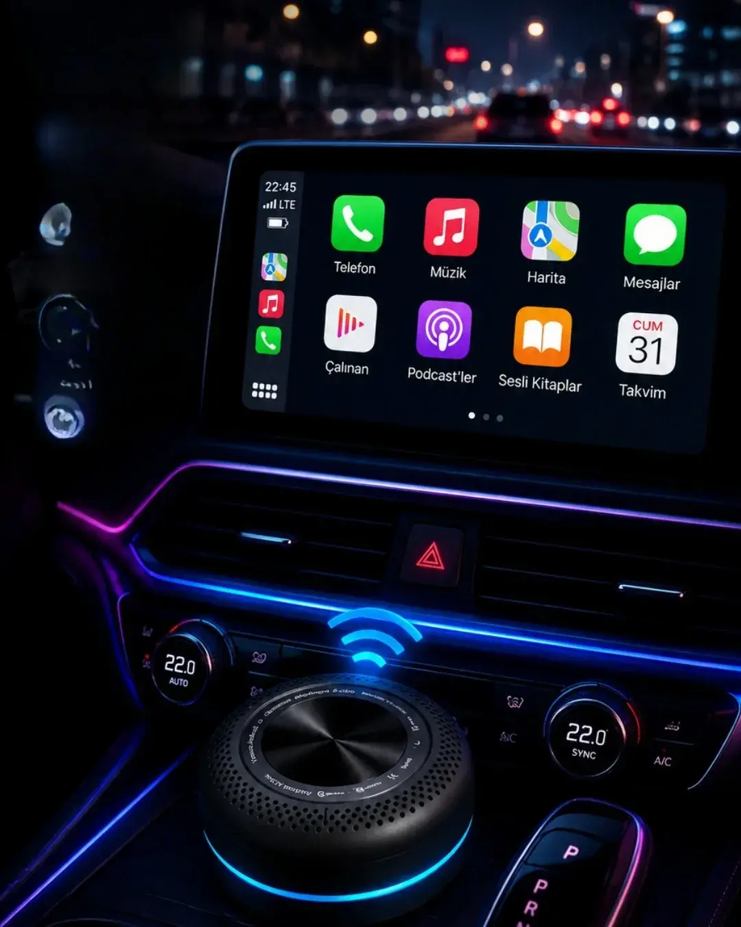 HD Çıkışlı CarPlay Box Akıllı TV Dönüştürücü 4GB 64GB Android Sistem