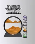 Zihin Açıcı Kum Manzarası – 3D Dinak Kum Tablosu, Dekoratif, Dönüştükçe Yenilenen Sakinleştirici San-2