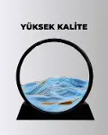 Zihin Açıcı Kum Manzarası – 3D Dinak Kum Tablosu, Dekoratif, Dönüştükçe Yenilenen Sakinleştirici San-3