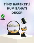 Zihin Açıcı Kum Manzarası – 3D Dinak Kum Tablosu, Dekoratif, Dönüştükçe Yenilenen Sakinleştirici San-1