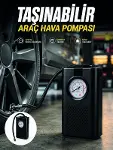 Otomobil Bisiklet ve Motosiklet İçin Taşınabilir Lastik Hava Pompası-1