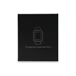 Apple Watch 44mm Metal Petek Kasalı Kordon - Siyah-4