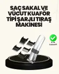 Şarjlı ve Kablosuz Tıraş Makinesi – Her Yerde Rahat Kullanım-1