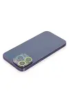 Apple iPhone 12 Pro Max Renkli Kamera Lens Koruma Cam - Yeşil-Sarı-2