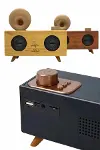 Gramafon Radyo Bluetooth Hoparlör Nostaljik Radyo FM Radyo-5