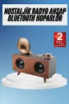 Gramafon Radyo Bluetooth Hoparlör Nostaljik Radyo FM Radyo-1