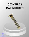 Şarjlı T Bıçaklı Saç ve Sakal Tıraş Makinesi – 3 Başlıklı, Güçlü Motorlu, 2 Saat Kullanım-1