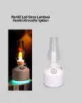 USB Şarjlı Retro Gaz Lambası Hava Nemlendirici Led Atmosfer Işıklı-3