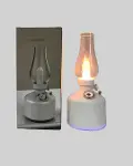 USB Şarjlı Retro Gaz Lambası Hava Nemlendirici Led Atmosfer Işıklı-4
