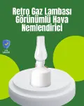 USB Şarjlı Retro Gaz Lambası Hava Nemlendirici Led Atmosfer Işıklı-1
