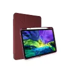 Apple İpad Air 4 10.9 Kılıf Kalemlikli Mars Tablet Kılıfı - Mürdüm-1