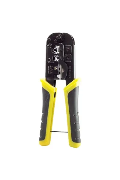 YK-N568 RJ11/RJ12/RJ22/RJ45 Profesyonel Ağ ve Telefon Soketi Sıkma Pensesi