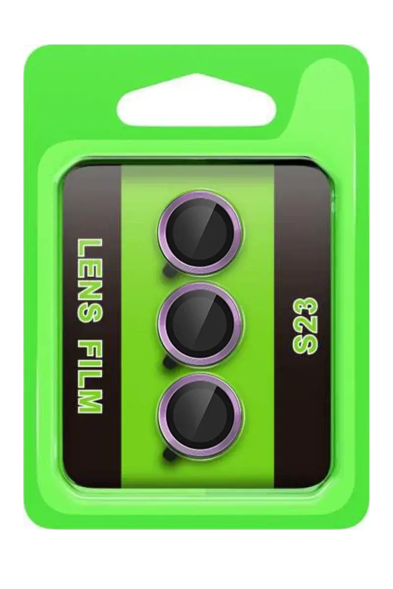 Samsung Galaxy S23 Raze Metal Kamera Lens - Mor