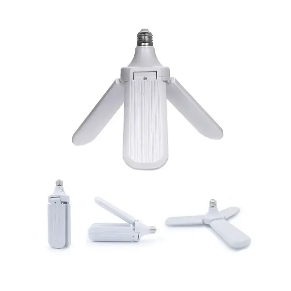 3 Kollu Pervane Modeli Beyaz Led Lamba Ampul 24W - E27