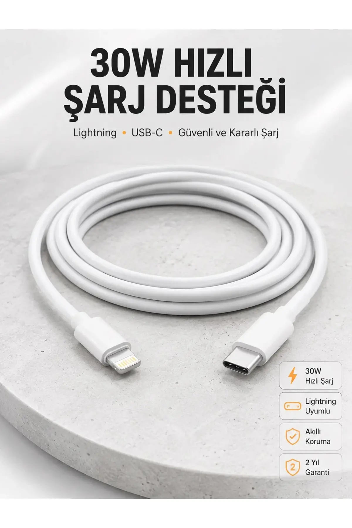 IOS Tüm Serilerle Uyumlu 30W Hızlı Şarj Aleti 11 12 13 14/Pro Max Mini Plus
