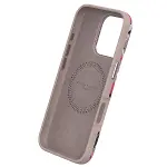 Onegif Apple İphone 15 Pro Max Flower Series Magsafe Kapak - Gri-3