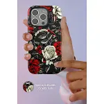 Onegif Apple İphone 15 Pro Max Flower Series Magsafe Kapak - Gri-5