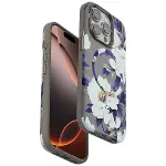 Onegif Apple İphone 15 Pro Max Flower Series Magsafe Kapak - Gri-2