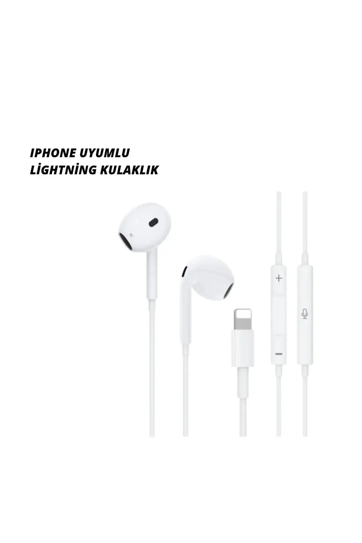 iPhone 14 ve altındaki modellerle uyumlu Kablolu kulaklık