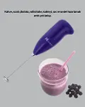 Frappe ve Cappuccino Maker – Taşınabilir Pilli Köpürtücü Mikser-3