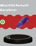 Frappe ve Cappuccino Maker – Taşınabilir Pilli Köpürtücü Mikser-1