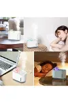 Uzay Ayısı 300 ML USB Hava Nemlendirici – LED Işıklı Masaüstü Buhar Makinesi, Yatak Odası & Çocuk Od-2