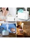Uzay Ayısı 300 ML USB Hava Nemlendirici – LED Işıklı Masaüstü Buhar Makinesi, Yatak Odası & Çocuk Od-3